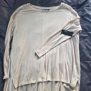 NWT Women xl long sleeve ANA. beige with golden specks of shimmer